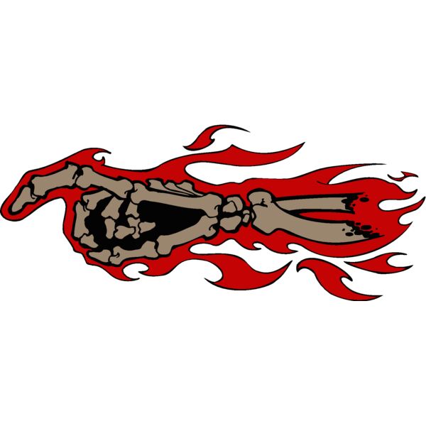 flaming hand 01 Thumbnail