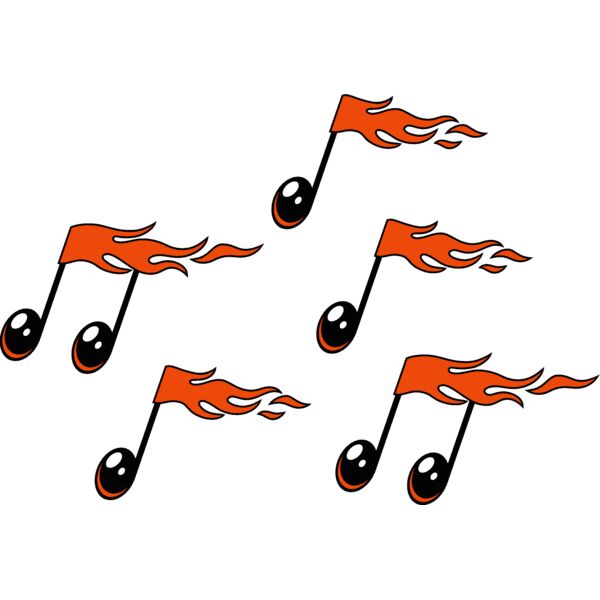 flaming notes Thumbnail