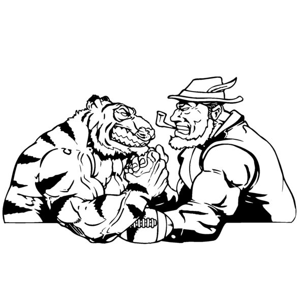 tiger arm wrestle  Thumbnail