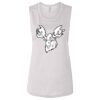 Ladies' Bella Flowy Scoop Muscle Tank Thumbnail