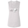 Ladies' Bella Flowy Scoop Muscle Tank Thumbnail