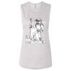 Ladies' Bella Flowy Scoop Muscle Tank Thumbnail